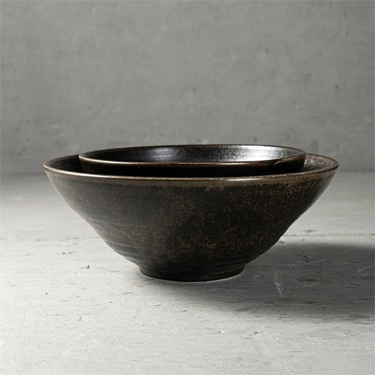 black ceramic bowl 3